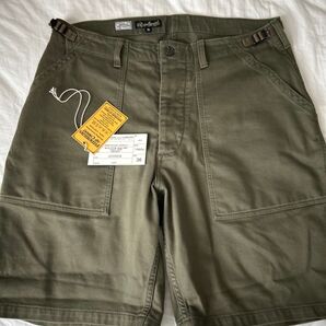 FREEWHEELERS ガレージクルー オリーブ ショートパンツ ショーツ ハーフパンツ