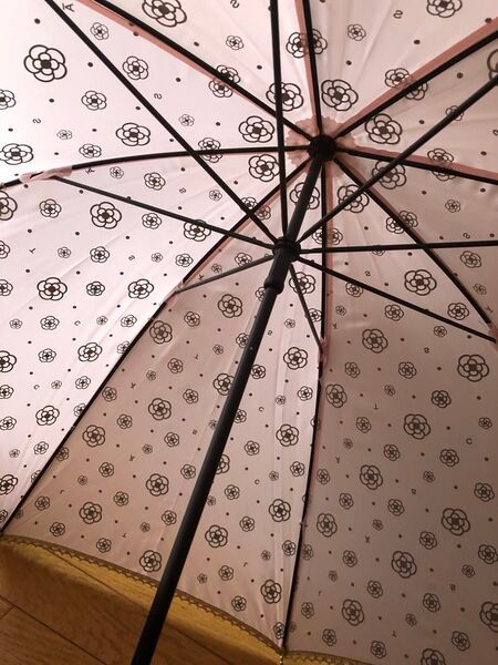 クレイサス 長傘 雨天兼用 UV加工 手開き ピンク