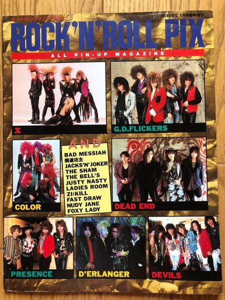 ROCK'N'ROLL PIX 1989年6月号臨時増刊号 ARENA37℃