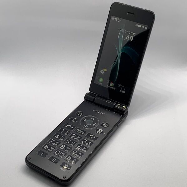 SHARP シャープ AQUOS ケータイ2 602SH ブラック SIMフリー SIMロック解除済み Y!mobile