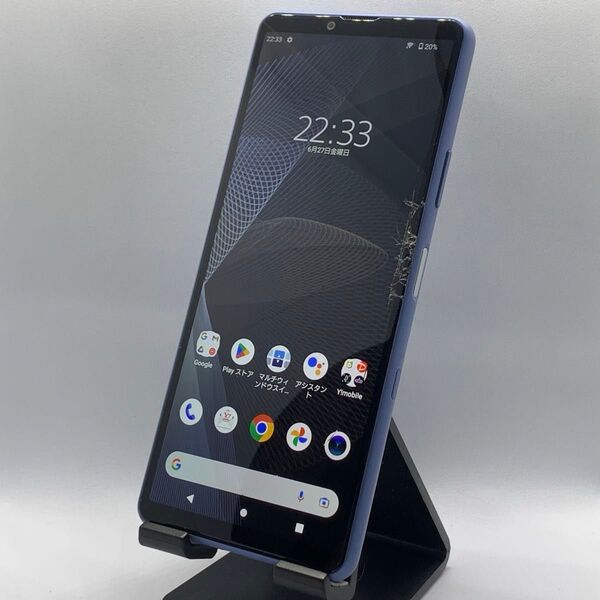 Sony Xperia 10 III A102SO ブルー SIMフリー SIMロック解除済み Y!mobile ジャンク 現状品