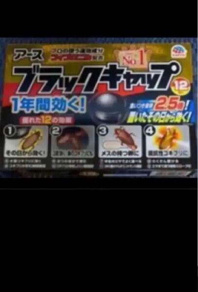 食いつき抜群2.5倍タイプ アース ブラックキャップ12個 ゴキブリ対策 30日以内に購入した最新の品