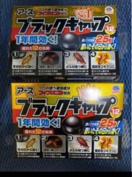 食いつき抜群2.5倍タイプ アース ブラックキャップ24個 ゴキブリ対策 30日以内に購入した最新の品