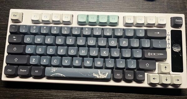 YUNZII YZ75 75% キーボード 赤軸 ミント