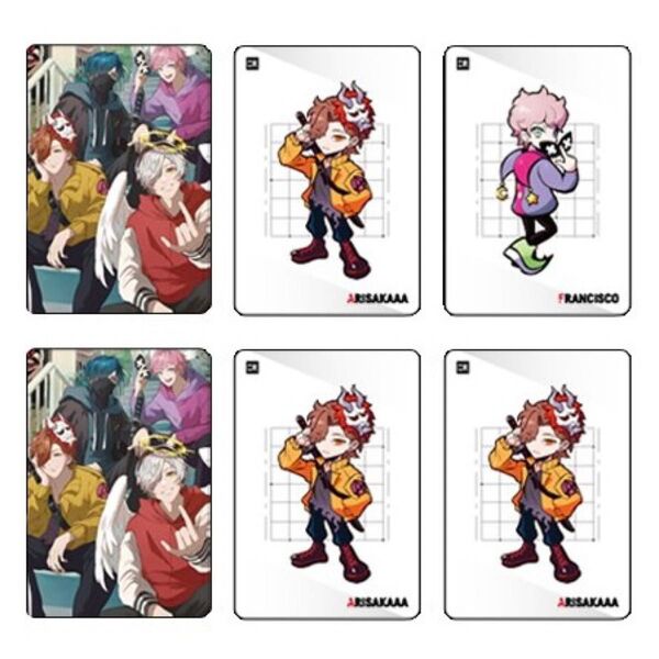 7/1まで限定価格 crazyraccoon CRコレクションカード だるまいずごっど ありさか VanilLa ふらんしすこ