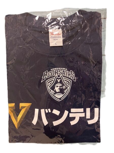 【新品】Tシャツ ネイビー Lサイズ 未使用 バスケ 横浜ビーコルセアーズ