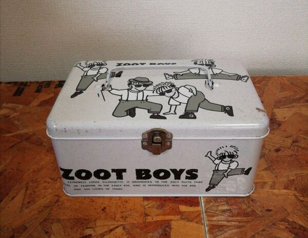昭和レトロ ファンシー ZOOT BOYS スチールボックス 超レア