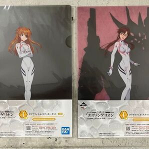 2021年 Mark.06、降臨! I賞 マリアス 2種セット クリアファイル&ステッカーセット ヤマト作戦 プラグスーツ 外装付