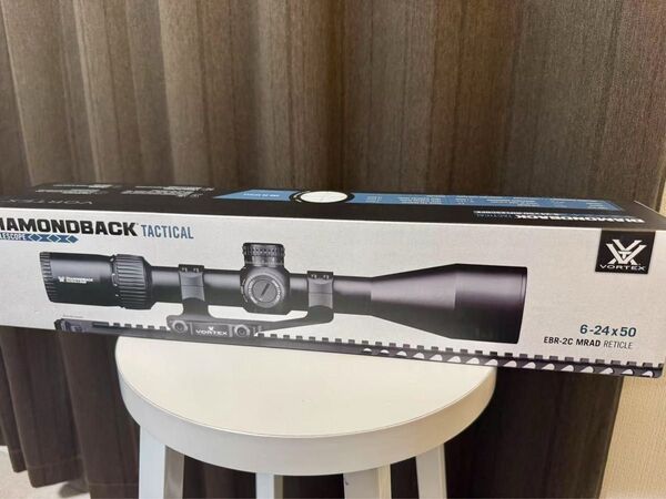 VORTEX DIAMONDBACK TACTICAL 6-24x50 FFP EBR-2C MRAD ライフルスコープ 実物