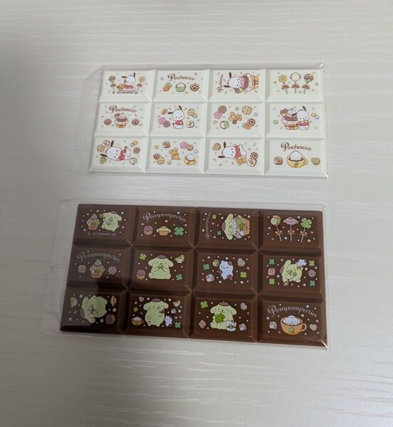 チョコブロックシール ポムポムプリン ポチャッコ