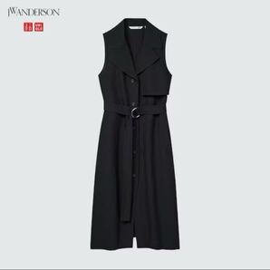 リネンブレンドラペルワンピース jw anderson
