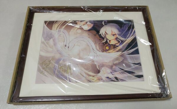 ゼロから始める魔法の書 著者&イラストレーター 箔押しサイン入り複製原画