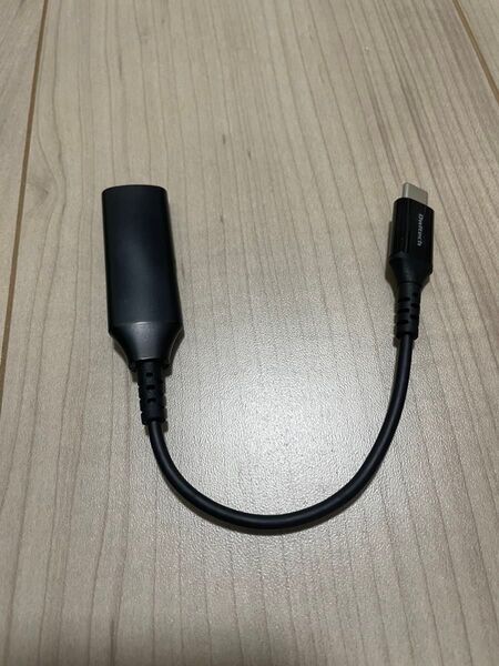 【※美品】OWL-CBCF35C03-BK オウルテック Type-C オーディオ変換ケーブル Audio + 充電 充電用USB