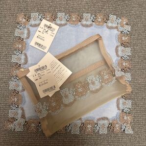 近沢レース くま タオルハンカチ&ポーチセット