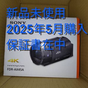 新品未使用 ビデオカメラ ハンディカム FDR-AX45A (TI)(ブロンズブラウス)ソニー sony 1台 SONY