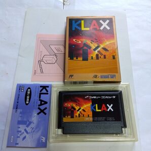 FC KLAX クラックス 箱説付