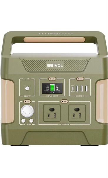 ポータブル電源 EEIVOL 355wh 400w 新品 開封のみ