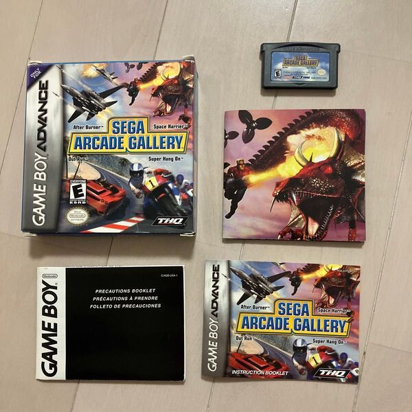 GBA セガ アーケード ギャラリー Sega Arcade Gallery 海外版 (箱説あり) ゲームボーイアドバンス