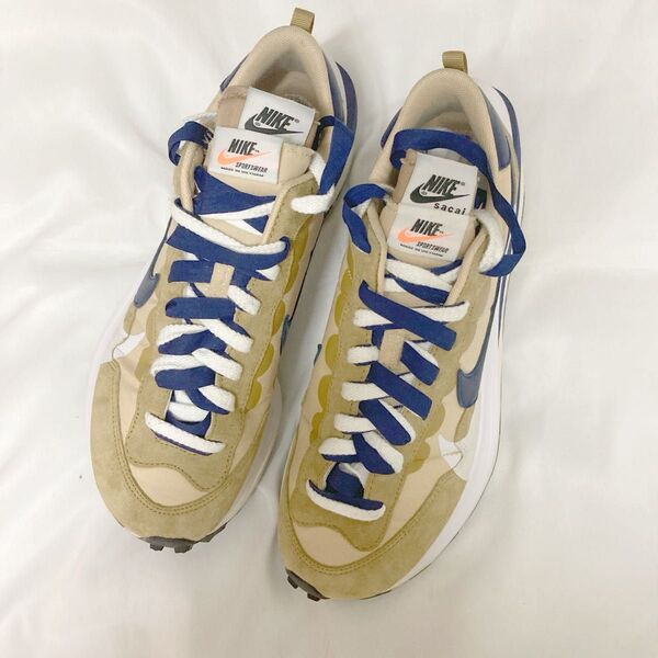 NIKE サカイ ナイキ ヴェイパー ワッフル セサミ アンド ブルーボイド 27.5cm sacai スニーカー