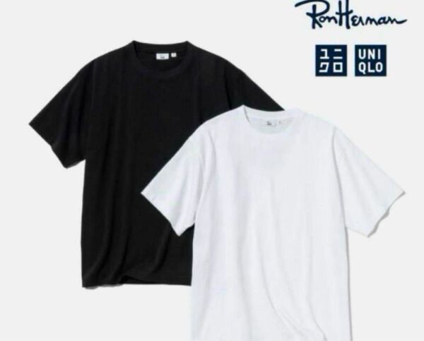 ロンハーマン ユニクロ Tシャツ 黒白セット XL 送料無料 Ron Herman × UNIQLO