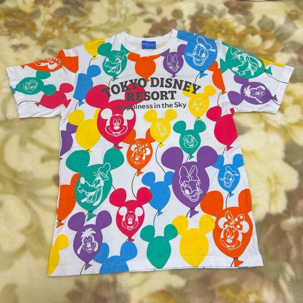 東京ディズニーリゾート ディズニーランド ディズニーシー TシャツL バルーン 半袖