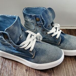 《SALE》新品未使用 デニムハイカットスニーカー