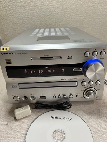 特価 M13 整備美品 ONKYO NFR-7TX ハイレゾ対応 CD/SD/USB/Bluetooth レシーバー 本体のみ