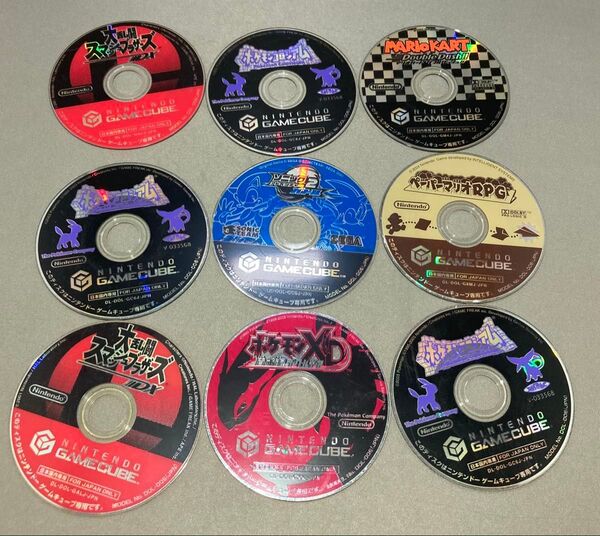 GC ゲームキューブ ディスクのみ 9枚セット まとめ売り 任天堂