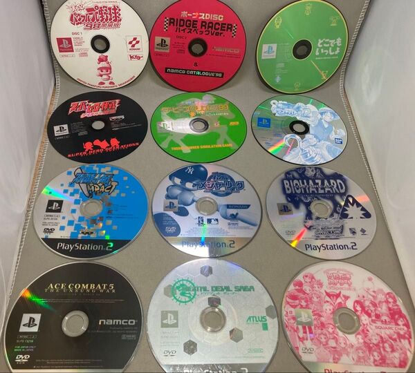 PS PS2 ソフト ディスクのみ 12枚セット PlayStation