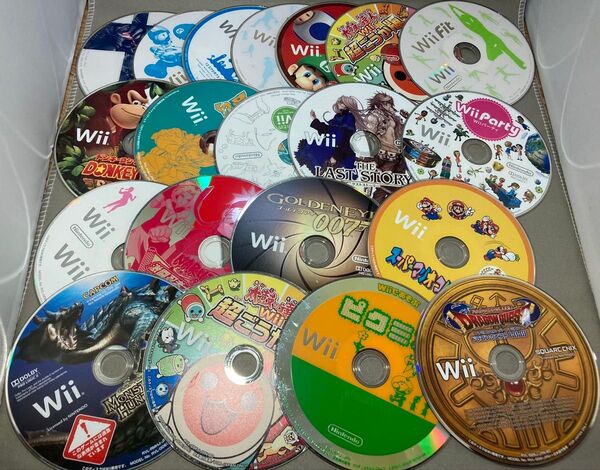 Wii ディスクのみ ゲームソフト 20枚セット まとめ売り G