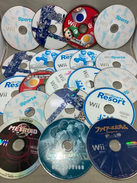 Wii ディスクのみ ゲームソフト 20枚セット まとめ売り C