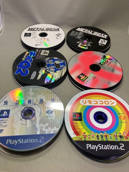 60枚 L PS1 PS2 ゲームソフト ディスクのみ まとめ売り 大量 PlayStation