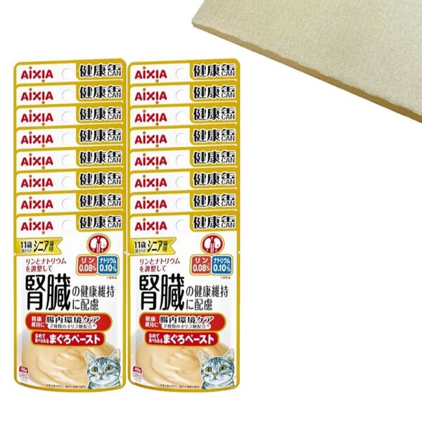 AIXIA 腎臓の健康維持に配慮 11歳からのまぐろペースト 16個セット