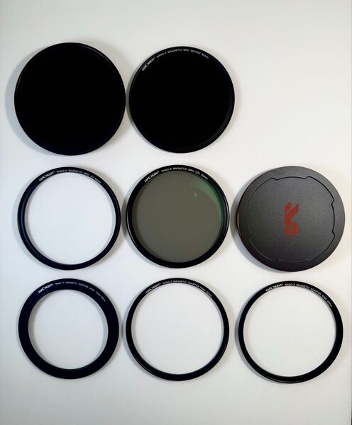 K&F concept 82mm マグネットフィルター UV+CPL+ND1000+ND8-128フィルター4枚+リング+ポーチ