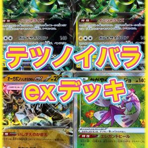 ポケモンカード テツノイバラexデッキ 構築済