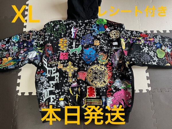Supreme AOI Embroidered Hooded Work Jacket