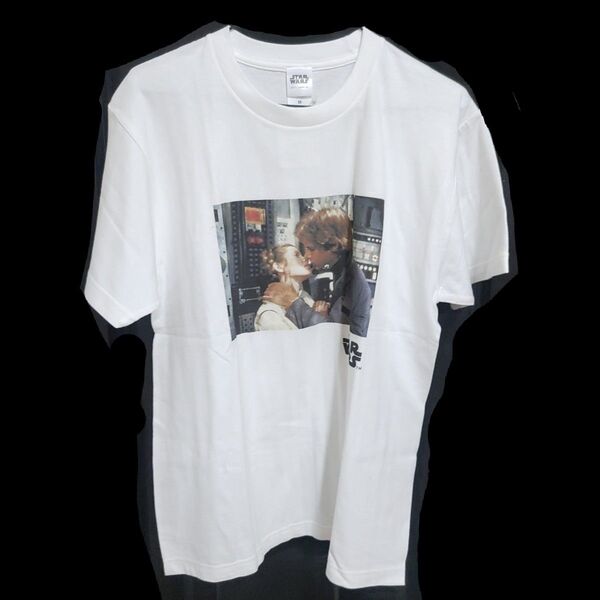 STAR WARS Tシャツ ハン&レイア Mサイズ ホワイト