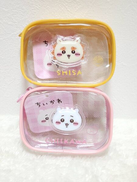 【新品未使用】 ちいかわ ぷっくり クリアミニポーチ《2個セット》