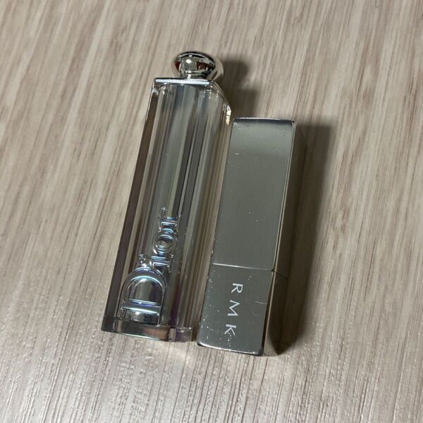 デパコスリップ2本セット Dior ディオールアディクトリップスティック 553 RMK イレジスティブル ブライトリップス02