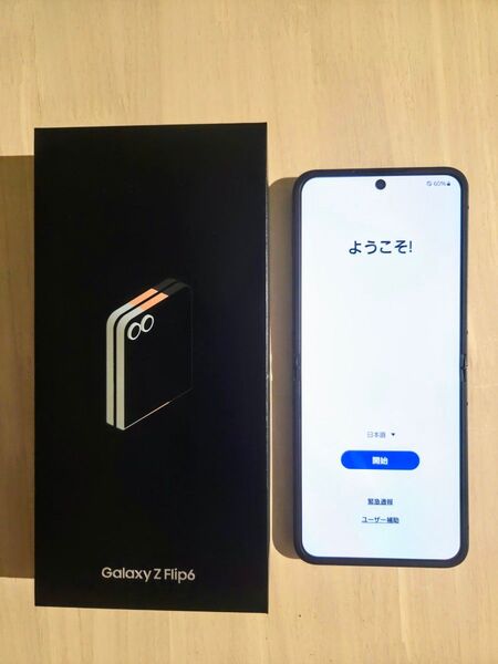 Galaxy Z Flip6 crafted black 国内品