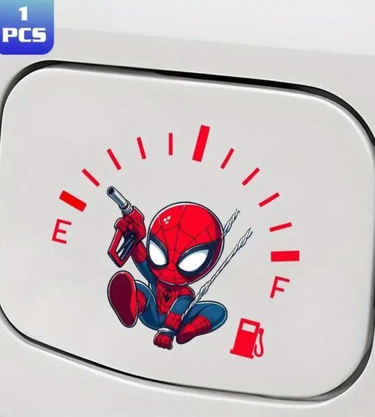 【新品未使用】スパイダーマン★燃料タンク★ステッカー★デカール★車 外装 装飾 カスタム おしゃれ