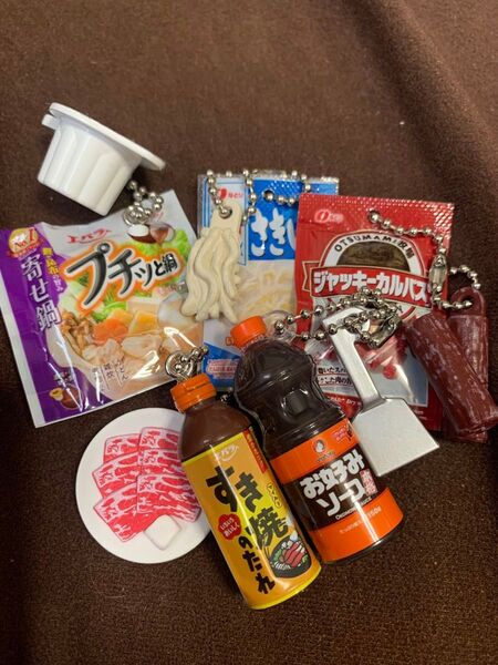 食品サンプルキーホルダー5点セット まとめ売り