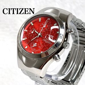 CITIZEN ハローキティ 2000本限定 腕時計 クロノグラフ シチズン クォーツ 稼働品