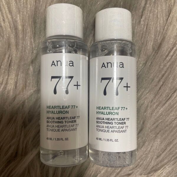 【2個セット】Anua HEARTLEAF 77+ HYALURON SOOTHING TONER