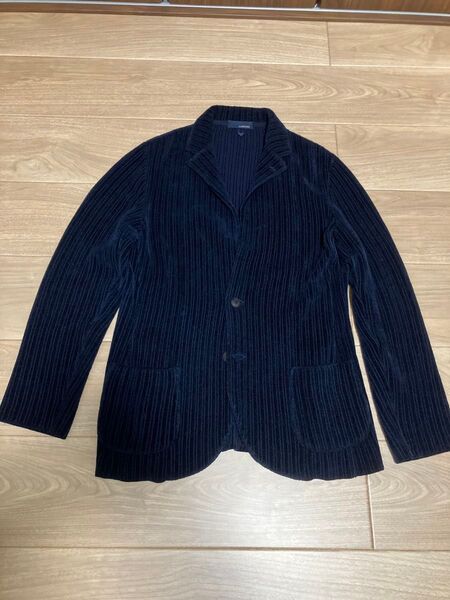 美品LARDINI ラルディーニ カーディガンジャケット ネイビー