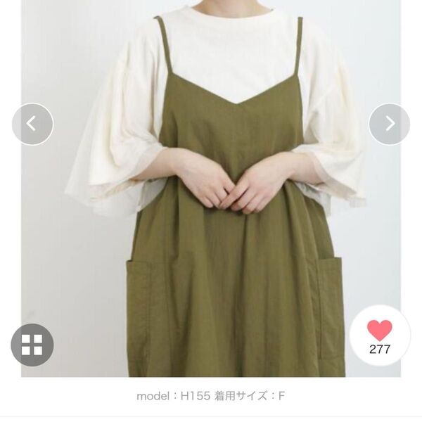 サマンサモスモス sm2 袖シフォンTシャツ