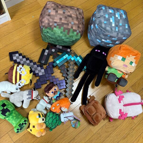 Minecraft ぬいぐるみセット