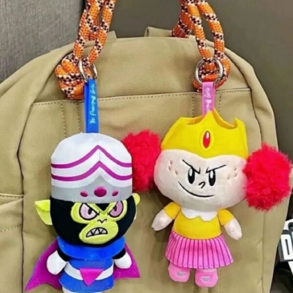 パワーパフガールズ 女の子 プリンセス 敵役 キーホルダー マスコット ぬいぐるみ