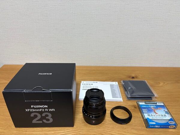 【フィルター付き】富士フイルム XF23mm F2 R WR ブラック フジノンレンズ FUJIFILM