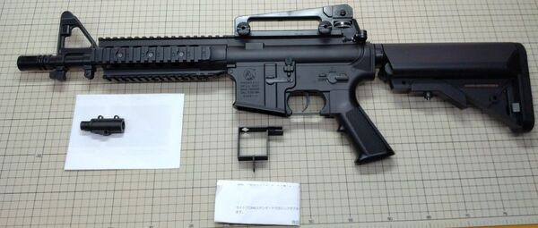 SBD取り付け済み 東京マルイ ライトプロ M4 CQB + ハマルくん + 14mm逆ネジサイレンサーアダプター